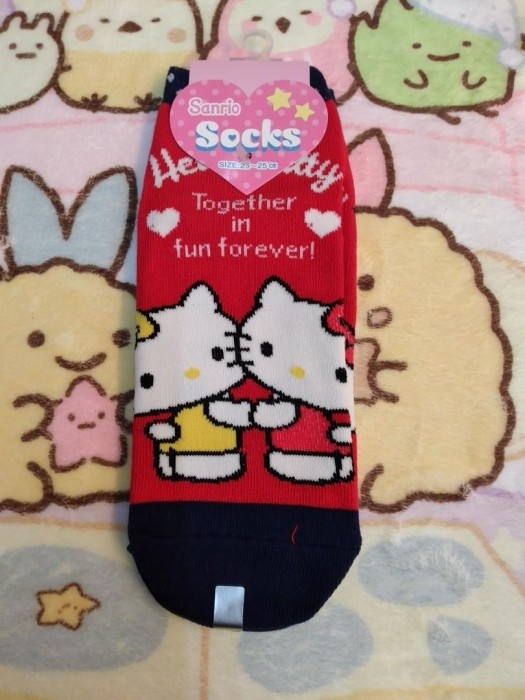 日本正版hello kitty 女裝襪