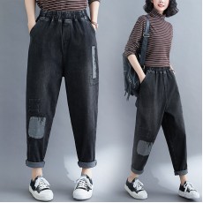 (F11013) 牛仔褲   (大碼款)