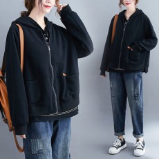 (BE5218) 棒球服拉鍊外套(大碼款)