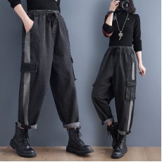 (F10490) 牛仔褲 (大碼款)