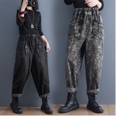 (F10492) 牛仔褲 (大碼款)