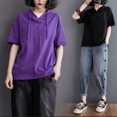 (BE5073) 連帽TEE上衣