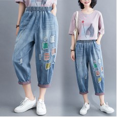 (F10144) 牛仔褲 (大碼款)