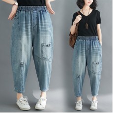 (F9956) 牛仔褲 (大碼款)