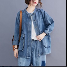 (F01129) 牛仔外套 (大碼款)