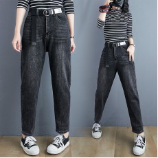 (F9613) 牛仔褲   (大碼款)